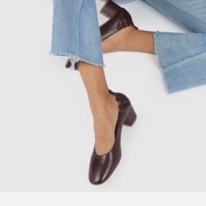 EVERLANE The Day Heel - maroon Women's Shoes